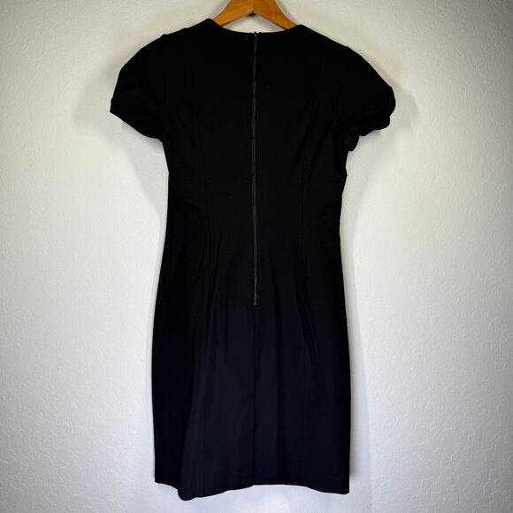 Women's Banana Republic Black Short Sleeve Shift Dress Size 6 NEW - Picture 4 of 8
